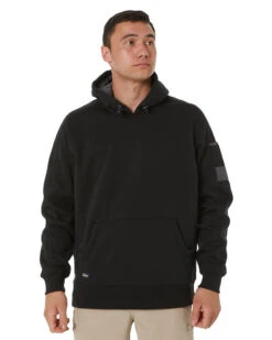 Bisley Work Fleece Hoodie - Black