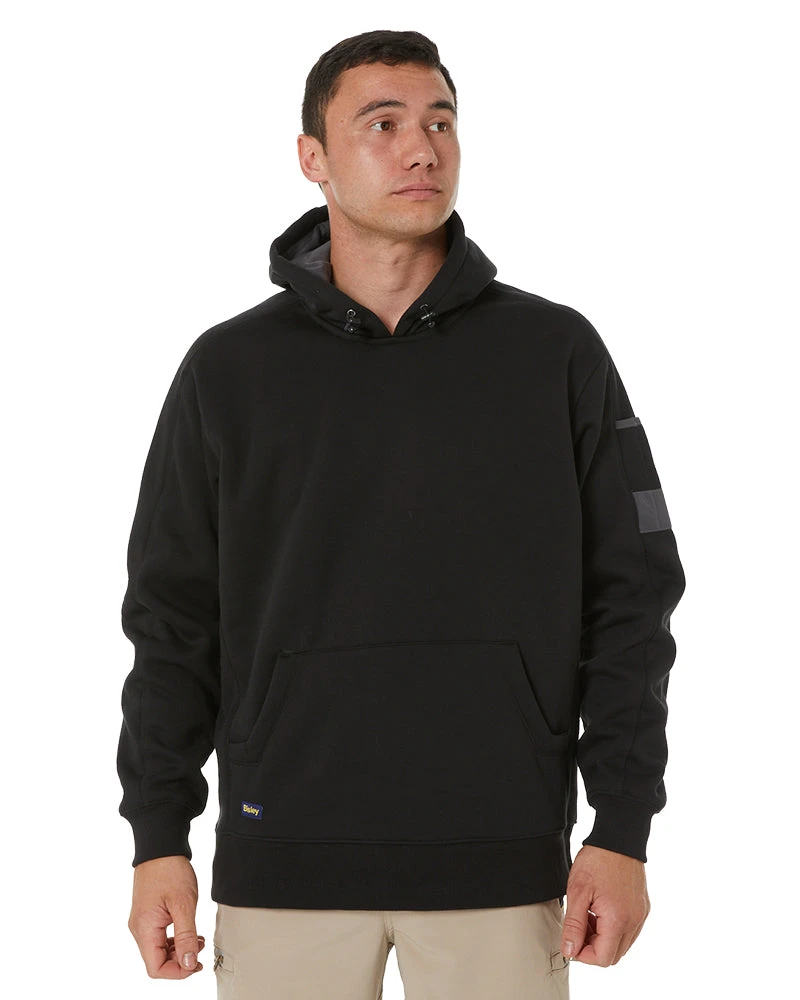 Bisley Work Fleece Hoodie - Black 3 Bisley Work Fleece Hoodie - Black