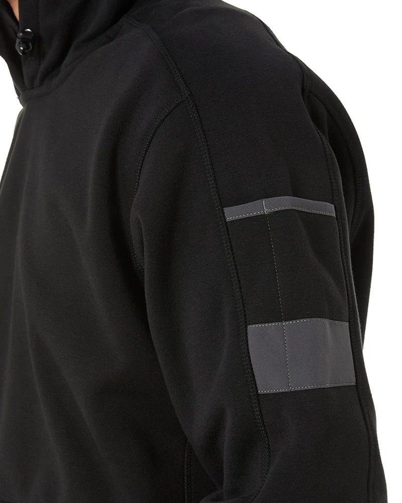 Bisley Work Fleece Hoodie - Black 7 Bisley Work Fleece Hoodie - Black - Image 5