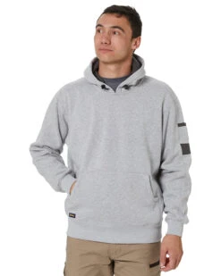Bisley Work Fleece Hoodie - Grey Marle