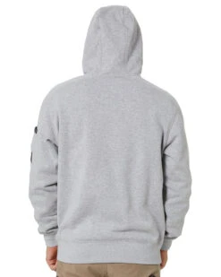 Bisley Work Fleece Hoodie - Grey Marle -Cheap Bisley || CATerpillar || UNIT Store bisley bk6724 grey marle 4