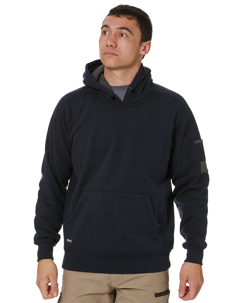 Bisley Work Fleece Hoodie - Navy 3 Bisley Work Fleece Hoodie - Navy