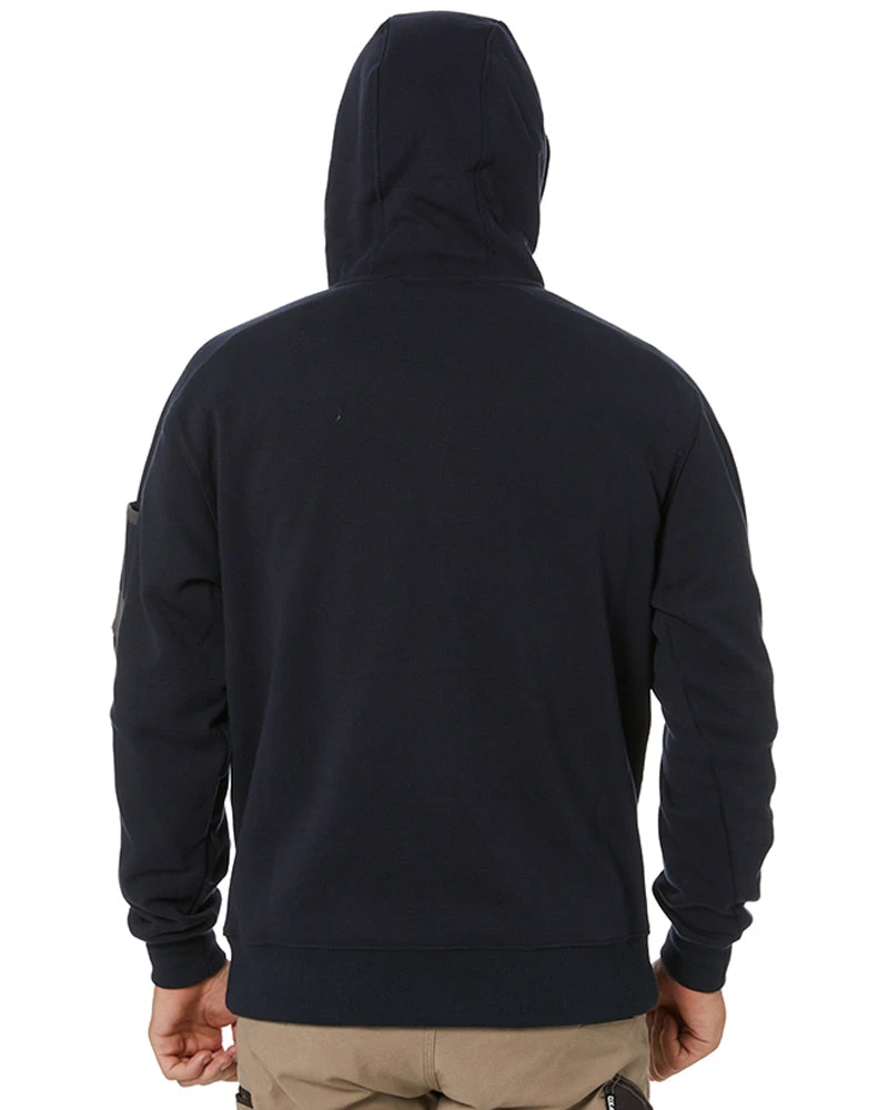 Bisley Work Fleece Hoodie - Navy 6 Bisley Work Fleece Hoodie - Navy - Image 4