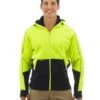 Bisley Hi Vis Fleece Hoodie - Yellow/Navy