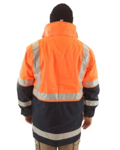 Bisley 5 In 1 Rain Jacket - Orange/Navy -Cheap Bisley || CATerpillar || UNIT Store bisley bk6975 on m 3 1 1 985ce786 f2c7 4143 9b35 09062bf1c011