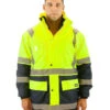 Bisley 5 In 1 Rain Jacket - Yellow/Navy -Cheap Bisley || CATerpillar || UNIT Store bisley bk6975 yn m 1 1 1 4a2c1b5c 18f9 4bfd bb92 9b76b838ca7f