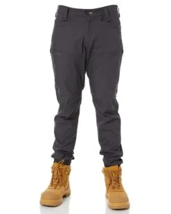 Bisley X Airflow Stretch Ripstop Vented Cuffed Pant - Charcoal