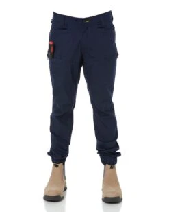 Bisley X Airflow Stretch Ripstop Vented Cuffed Pant - Navy