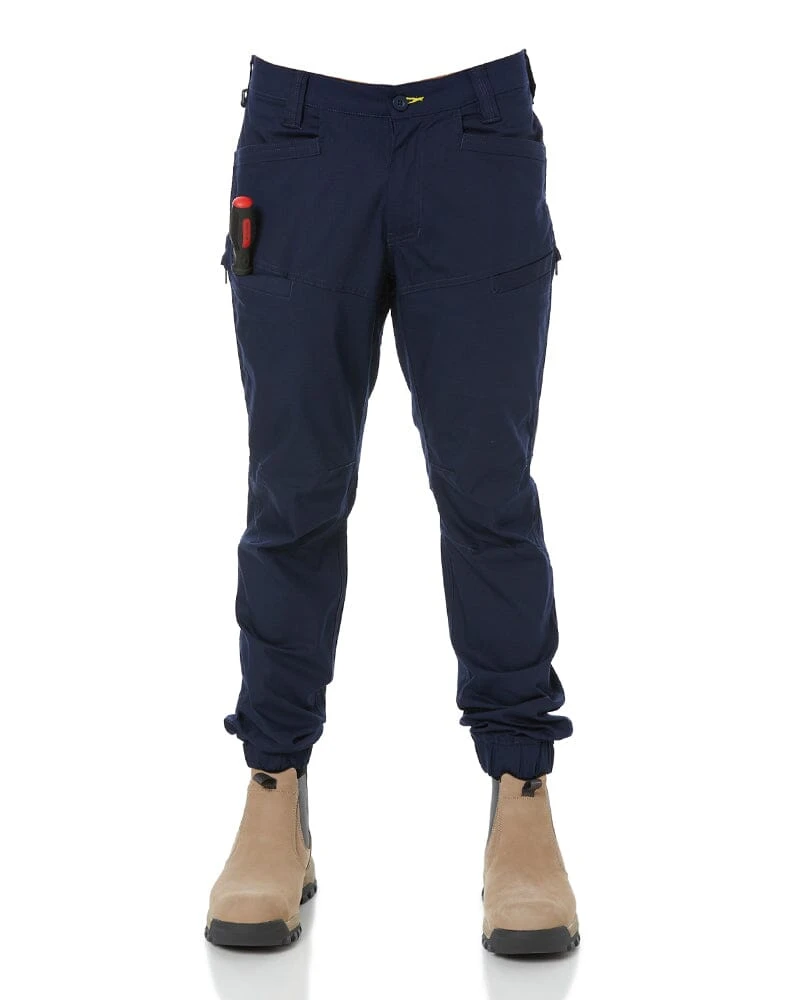 Bisley X Airflow Stretch Ripstop Vented Cuffed Pant - Navy 3 Bisley X Airflow Stretch Ripstop Vented Cuffed Pant - Navy