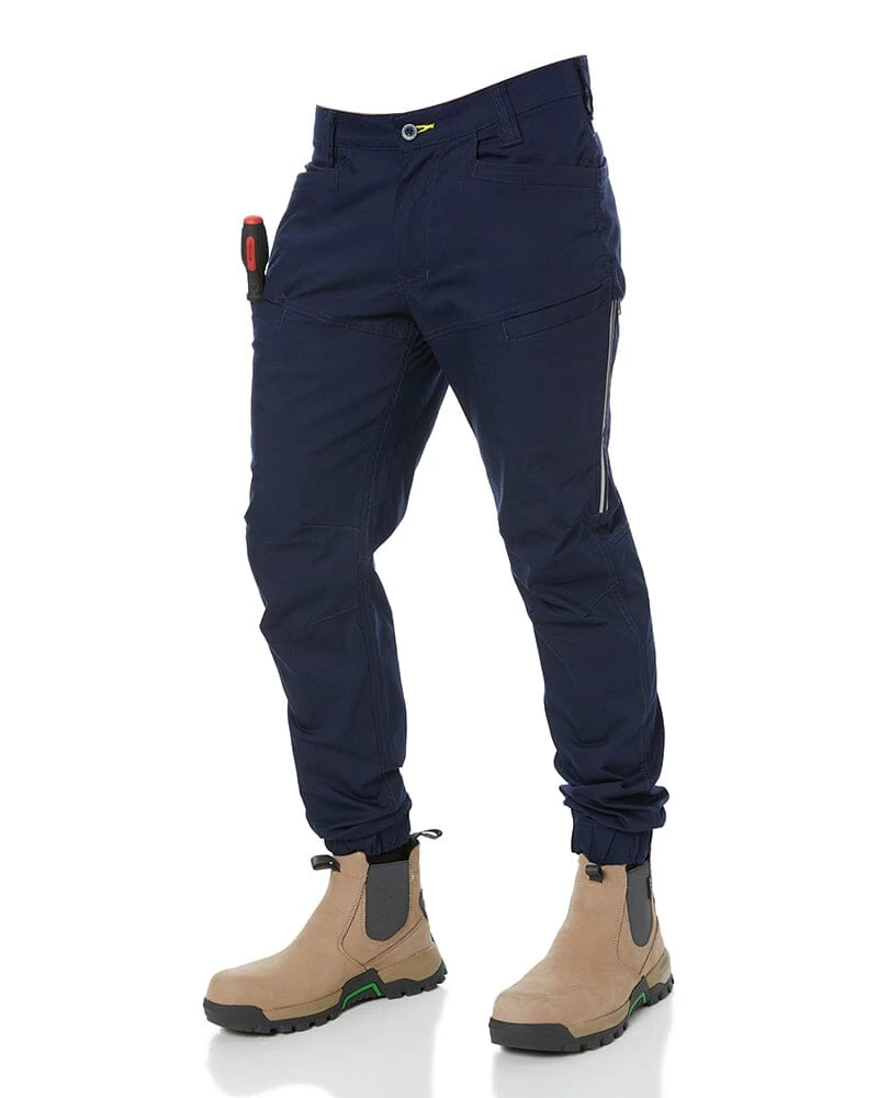 Bisley X Airflow Stretch Ripstop Vented Cuffed Pant - Navy 5 Bisley X Airflow Stretch Ripstop Vented Cuffed Pant - Navy - Image 3