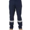 Bisley X Airflow Taped Stretch Ripstop Vented Cargo Pant - Navy/Yellow