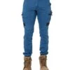 Bisley Flex And Move Stretch Denim Cargo Cuffed Pants - Light Denim -Cheap Bisley || CATerpillar || UNIT Store bisley bpc6335 lightdenim 1