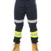 Bisley Taped Biomotion Track Pants - Yellow/Navy -Cheap Bisley || CATerpillar || UNIT Store bisley bpk6202t yellow navy 1