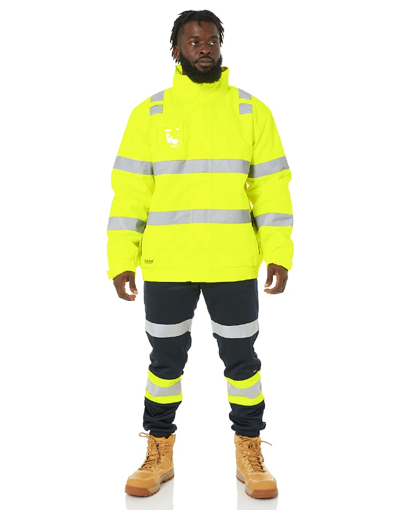 Bisley Taped Biomotion Track Pants - Yellow/Navy 4 Bisley Taped Biomotion Track Pants - Yellow/Navy - Image 2