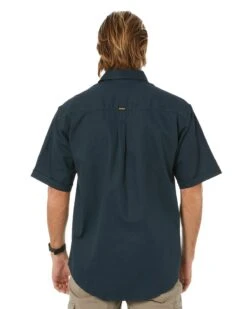 Bisley Closed Front Mens Cotton Drill SS Shirt - Bottle -Cheap Bisley || CATerpillar || UNIT Store bisley bsc1433 bgrg 4