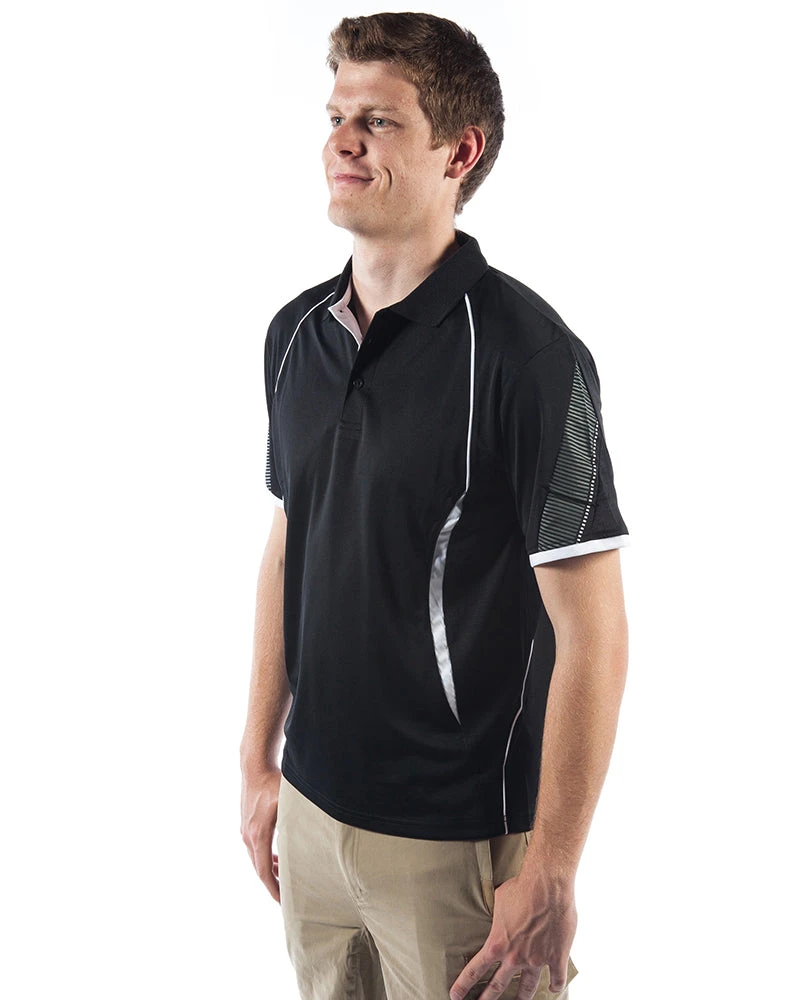 Razor Polo - Black/White 4 Razor Polo - Black/White - Image 2