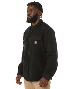 Brixton Bowery LS Fleece - Black -Cheap Bisley || CATerpillar || UNIT Store brixton 01221 black 3