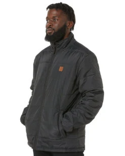 Brixton Cass Puffer Jacket - Black -Cheap Bisley || CATerpillar || UNIT Store brixton 03286 black 3