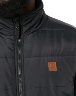 Brixton Cass Puffer Jacket - Black -Cheap Bisley || CATerpillar || UNIT Store brixton 03286 black 5