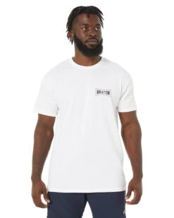 Brixton Truss SS Tee - White