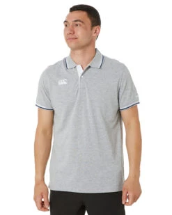 Canterbury Tipped Edge Polo - Classic Marle