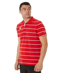 Canterbury Thin Stripe Polo - Formula One 10 Canterbury Thin Stripe Polo - Formula One -Cheap Bisley || CATerpillar || UNIT Store canterbury qa007358 ap2 red white 3
