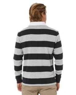 Canterbury Hoop Yarn Dye Rugby Jersey - Jet Black -Cheap Bisley || CATerpillar || UNIT Store canterbury qa007930 a89 4