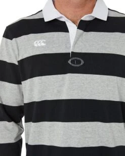 Canterbury Hoop Yarn Dye Rugby Jersey - Jet Black -Cheap Bisley || CATerpillar || UNIT Store canterbury qa007930 a89 5
