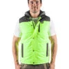CATerpillar Hi Vis Hooded Work Vest - Yellow -Cheap Bisley || CATerpillar || UNIT Store cat hi viz vest 132003465p yellow navy front 2b1ca806 e2b8 4270 a535 587d6d2dac70