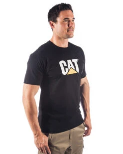 CATerpillar Trademark Logo Tee - Black -Cheap Bisley || CATerpillar || UNIT Store cat ss tee 1510305016 black right 95e6ce42 b869 4e5e ad48 f4e853801152