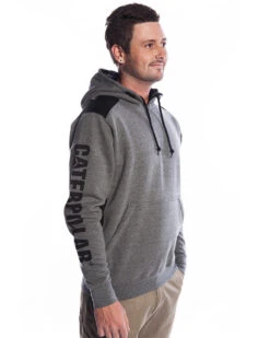 CATerpillar Logo Panel Hooded Sweatshirt - Dark Heather -Cheap Bisley || CATerpillar || UNIT Store cat top 1910802 grey right 47d767dd cc0a 416f b561 aeaa55d582bd