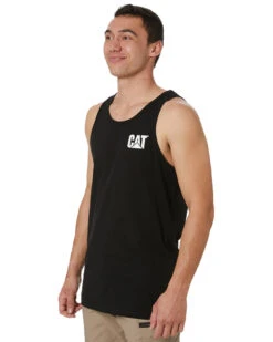 CATerpillar Trademark Singlet - Black -Cheap Bisley || CATerpillar || UNIT Store caterpillar 1010013 black 3