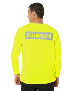 CATerpillar Triton Hi Vis LS Tee - Yellow 10 CATerpillar Triton Hi Vis LS Tee - Yellow -Cheap Bisley || CATerpillar || UNIT Store caterpillar 1010017 12130 yellow 4