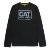 CATerpillar Diesel Power Tee LS - Black/Heather Grey