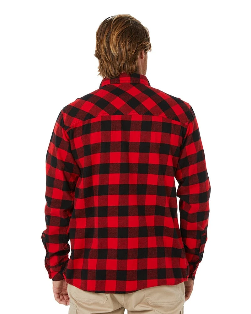 CATerpillar Plaid Shirt - Red/Black 6 CATerpillar Plaid Shirt - Red/Black - Image 4