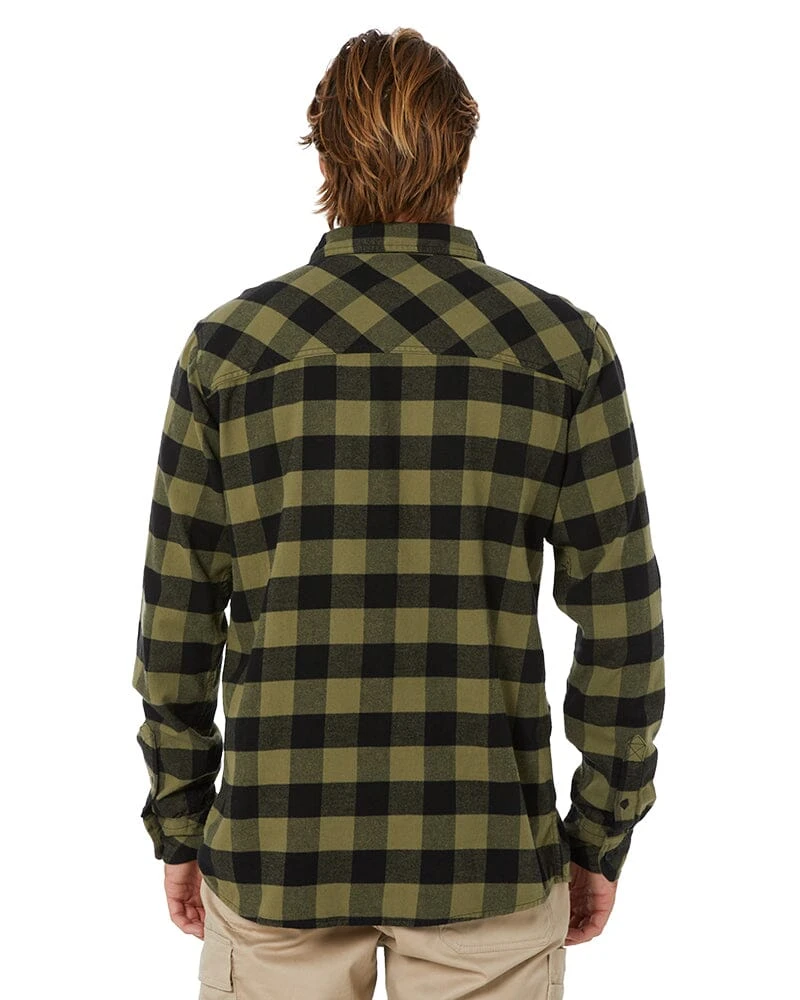CATerpillar Plaid Shirt - Marshland/Black 6 CATerpillar Plaid Shirt - Marshland/Black - Image 4