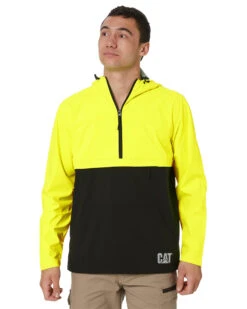 CATerpillar Trade Packable Anorak - Yellow/Navy