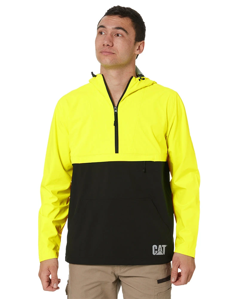 CATerpillar Trade Packable Anorak - Yellow/Navy 2 CATerpillar Trade Packable Anorak - Yellow/Navy