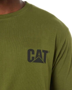 CATerpillar Trademark Banner LS Tee - Chive -Cheap Bisley || CATerpillar || UNIT Store caterpillar 1510034 chive 5
