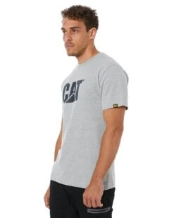 CATerpillar Trademark Logo Tee - Heather Grey -Cheap Bisley || CATerpillar || UNIT Store caterpillar 1510305 001 heather grey 3
