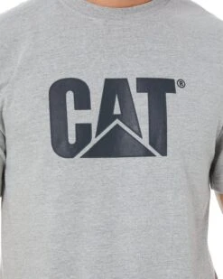 CATerpillar Trademark Logo Tee - Heather Grey -Cheap Bisley || CATerpillar || UNIT Store caterpillar 1510305 001 heather grey 5