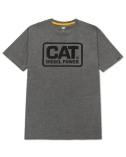 CATerpillar Diesel Power Tee - Dark Heather Grey/Black