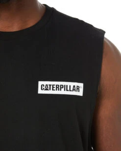 CATerpillar Icon Muscle Tee - Black -Cheap Bisley || CATerpillar || UNIT Store caterpillar 1510493 black 5