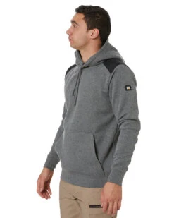 CATerpillar Essential Hooded Sweatshirt - Dark Heather -Cheap Bisley || CATerpillar || UNIT Store caterpillar 1910157 dark heather 3