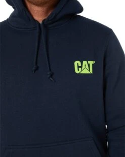 CATerpillar Trademark Banner Hooded Sweatshirt - Eclipse/Hi Vis Yellow 12 CATerpillar Trademark Banner Hooded Sweatshirt - Eclipse/Hi Vis Yellow -Cheap Bisley || CATerpillar || UNIT Store caterpillar 1910709 12966 eclipse yellow 5