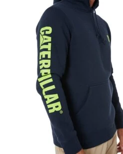CATerpillar Trademark Banner Hooded Sweatshirt - Eclipse/Hi Vis Yellow 13 CATerpillar Trademark Banner Hooded Sweatshirt - Eclipse/Hi Vis Yellow -Cheap Bisley || CATerpillar || UNIT Store caterpillar 1910709 12966 eclipse yellow 6