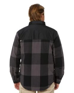 CATerpillar Buffalo Check Insulated Shirt Jacket - Pitch Black -Cheap Bisley || CATerpillar || UNIT Store caterpillar 8040001 10121 pitch black 4
