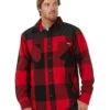 CATerpillar Buffalo Check Insulated Shirt Jacket - Black/Red Hot Plaid