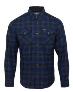 The Dark Stormy Flannel - Black/Navy