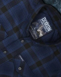 The Dark Stormy Flannel - Black/Navy -Cheap Bisley || CATerpillar || UNIT Store dixxon DX FLM 00546 3